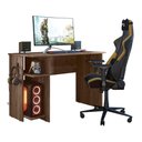 Ver imagem 4 de Mesa de escritório/gamer - marrom