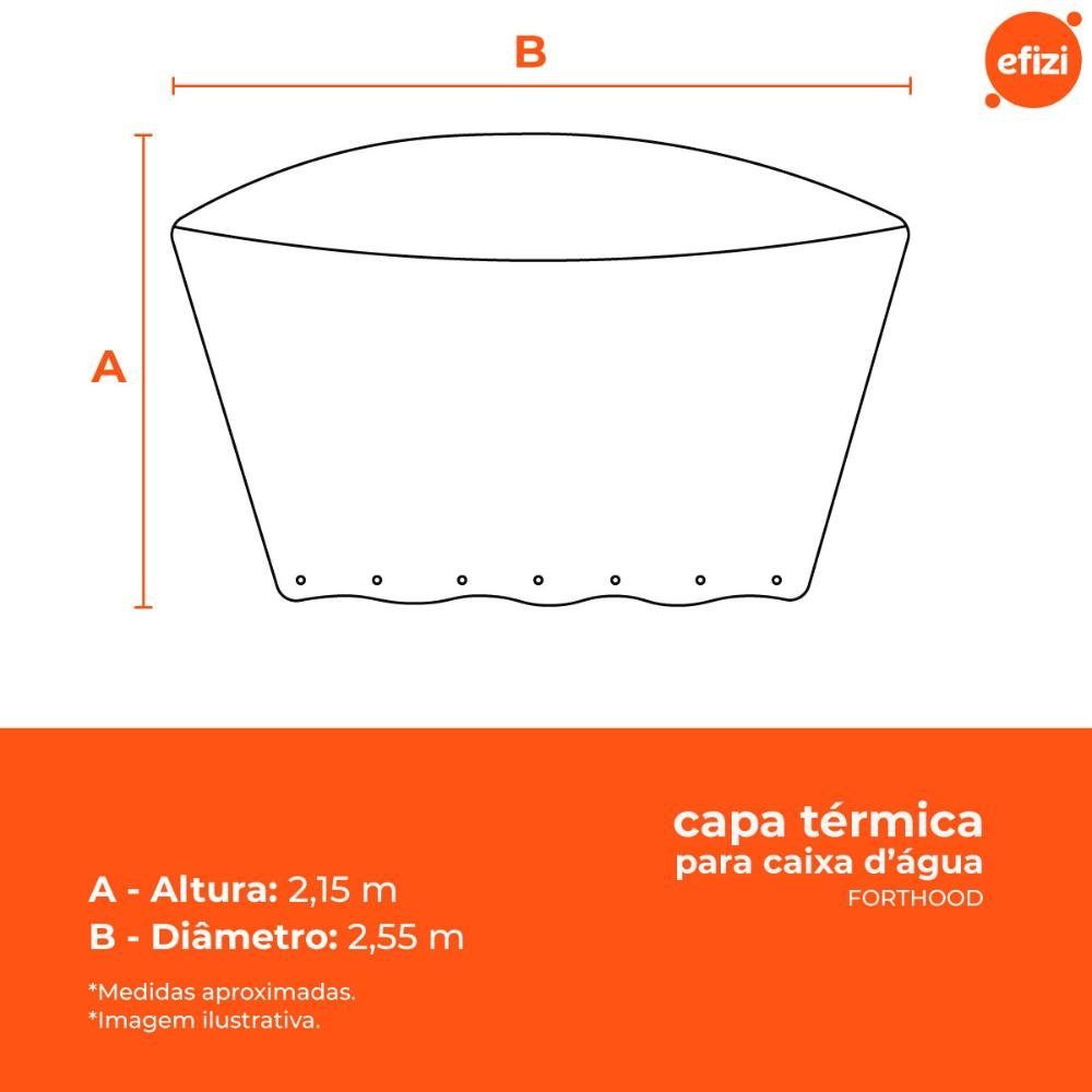 Capa Térmica para Caixa D'água 5.000 Litros Forthood - 3