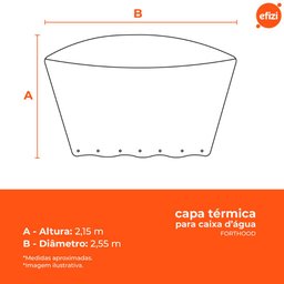 Capa Térmica para Caixa D'água 5.000 Litros Forthood - 3