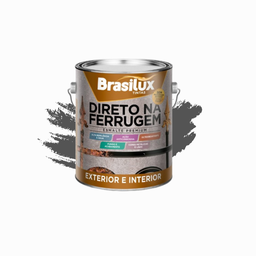 Esmalte Direto na Ferrugem Brasilux 3,6l:aluminio - 2