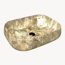 Ver imagem 1 de Cuba Apoio Evier Marble Ônix Tiger Banheiro