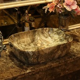 Cuba Apoio Evier Marble Ônix Tiger Banheiro - 2