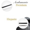 Ver imagem 2 de Kit 10 Puxador Drop Alumínio Porta Gaveta Móveis Planej 30cm - Preto