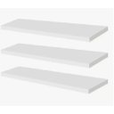 Ver imagem 1 de Kit com 3 Prateleiras 60x20 Mdf com Suporte Invisível