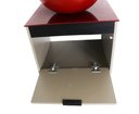 Ver imagem 3 de Gabinete Armário Banheiro 40cm Cuba Redonda Vermelha