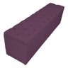 Recamier Puff Baú Casal 1,83 Veludo Roxo Ws Mobilia Roxo - 5