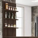 Ver imagem 7 de Bancada Mesa para Cozinha com Painel Suprema Espresso Móveis