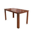 Ver imagem 5 de Mesa de Jantar 4 Lugares Rústico Madeira Maciça Mogano - Panorama Móveis
