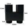 Registro Duplo Máquina de Lavar Ducha Higiênica Metal Preto - 6