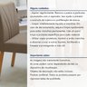 Kit com 6 Cadeiras para Sala de Jantar para Sala de Jantar Pés Madeira Maciça Jade - 8