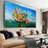 Quadro Salvador Dali Navio Com Velas De Borboleta:90x60 cm/BORDA INFINITA - 6