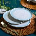 Ver imagem 3 de Jogo 12 Pratos Sobremesa 21cm Bio Mar Porto Brasil Cerâmica Stoneware Mesa Posta Restaurante