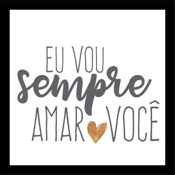 Kit de Quadros Decorativos 5 Peças Frases de Amor Sofistiq - 5