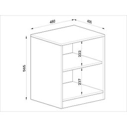 Conjunto para Quarto Infantil com Balcão Escrivaninha e Nichos Quitidá Quiditá - 8