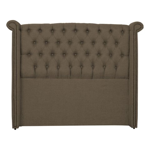 Cabeceira de Cama Box Estofada 140 Cm Solteiro Sienna Linho
