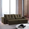 Sofá Retrátil Reclinável 250 Cm Siena Rifletti Tabaco - 2