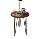 Ver imagem 4 de Mesa Lateral Redonda 45cm com Pé de Ferro Líder Design Iron Caemmun