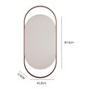 Ver imagem 3 de Espelheira Lumini 41x87,5cm Cobre Mgm