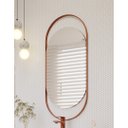 Ver imagem 2 de Espelheira Lumini 41x87,5cm Cobre Mgm