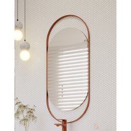Espelheira Lumini 41x87,5cm Cobre Mgm - 2