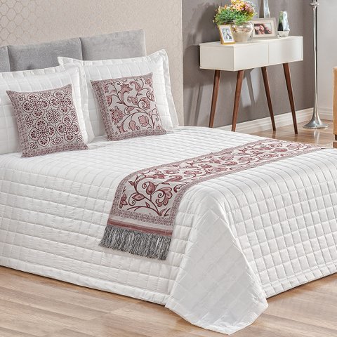 Peseira Grécia King 5pçs:Vinho