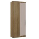 Ver imagem 1 de Modulo Guarda Roupa Eucamoveis Paris Canto Reto 1 Porta