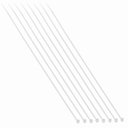 Ver imagem 1 de Abraçadeiras de Nylon Branca 7.6x200mm com 50 Unidades - 8688 - Brasfort Abrac.nylon Bca 7,6x200 C/5