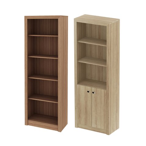 Conjunto de Armário/estante 2 Peças Amêndoa Tecnomobili