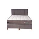 Ver imagem 1 de Kit Premium Base Box Queen 1,58 - Cinza