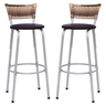 Kit 2 Banqueta Bistro para Cozinha Junco Cappuccino Àrea Gourmet Balcão Bancada bares Churrasqueira - 1