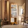 Cristaleira Marina 67cm 309139 Cinamomo Off White Madetec - 2