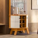 Ver imagem 3 de Cristaleira Marina 67cm 309139 Cinamomo Off White Madetec