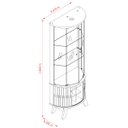 Ver imagem 4 de Cristaleira Marina 67cm 309139 Cinamomo Off White Madetec