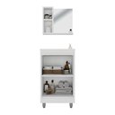 Ver imagem 5 de Conjunto de Banheiro 45cm com Cuba e Espelheira 3 Portas Lima Branco - Ozini Móveis