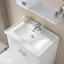 Ver imagem 6 de Conjunto de Banheiro 45cm com Cuba e Espelheira 3 Portas Lima Branco - Ozini Móveis
