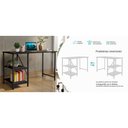Ver imagem 4 de Escrivaninha Mesa Office Estudo Estilo Industrial 110cm Klm Preto/preto