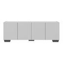 Ver imagem 5 de Rack para Tv até 50 Polegadas com 4 Portas Multimóveis Mp1072 Branco/preto