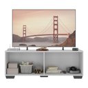 Ver imagem 4 de Rack para Tv até 50 Polegadas com 4 Portas Multimóveis Mp1072 Branco/preto