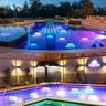 Luminária Luz Led RGB Com Cores Submersível Subaquática Úmido Para Piscina Aquários Fontes Cascatas  - 4