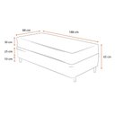 Ver imagem 2 de Cama Box Solteiro + Colchão de Molas Ensacadas Ortobom AirTech SpringPocket 88cm