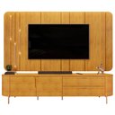 Ver imagem 3 de Rack para Sala com Painel para TV 75 pol Dion D05 Cedro - Lyam Decor