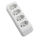 Ver imagem 1 de Tomada Móvel Quadrupla 10A - Sobrepor 2701