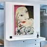 Quadro Pablo Picasso Retrato De Maria Teresa Walter:90x60 cm/BORDA INFINITA - 8