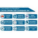 Ver imagem 2 de Colchão Solteiro Espuma D20 Comfortpedic Line (78x188x12) - Orthoflex