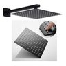 Ducha Quadrada Inox 8" 20 X 20cm Black 100 Furos - 2