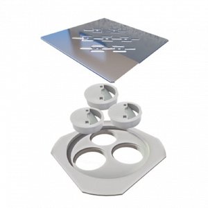 GRELHA RALO LINEAR NOVII 150 MM POLIDA REF.2949