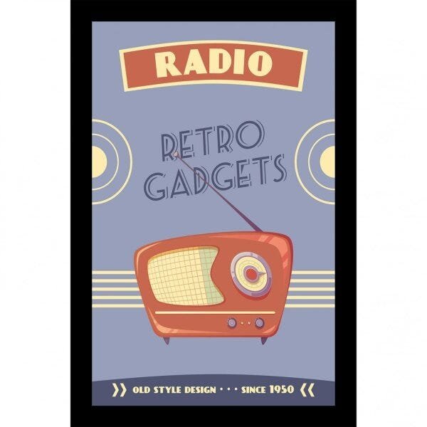 Kit de Quadros Decorativos 5 Peças Retrô Sofistiq - 3