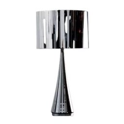ABAJUR ACETATO E METAL CROMADO BELLA Bella Iluminação - 1