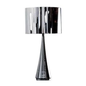 ABAJUR ACETATO E METAL CROMADO BELLA Bella Iluminação