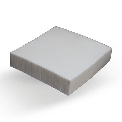 Espuma D45- Assento Cadeira Sofá 50x50x10cm Extra Firme:branco